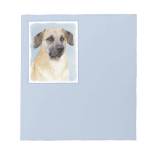 Kinook-målning (släppt Öron) - Original Hund Art Anteckningsblock