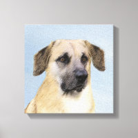 Kinook-målning (släppt Öron) - Original Hund Art
