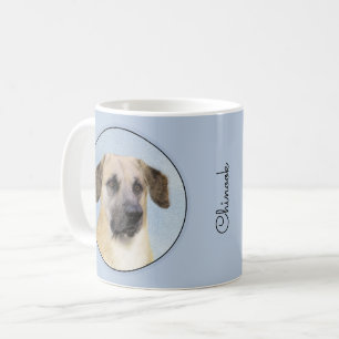 Kinook-målning (släppt Öron) - Original Hund Art Kaffemugg