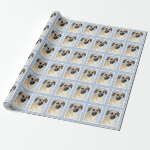 Kinook-målning (släppt Öron) - Original Hund Art Presentpapper