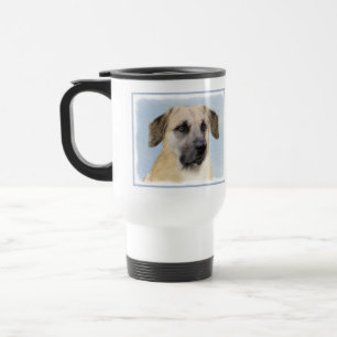 Kinook-målning (släppt Öron) - Original Hund Art Resemugg
