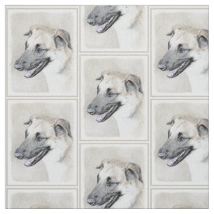 Kinook-målning (släppt Öron) - Original Hund Art Tyg