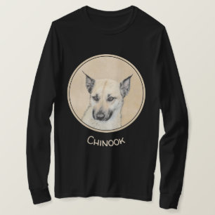Kinook-målning (spetsar Öron) - Originalkonst Hund T Shirt