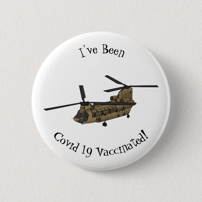 Kinook militär helikopterillustration knapp (Framsida)