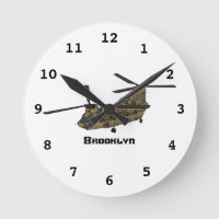 Kinook militär helikopterillustration