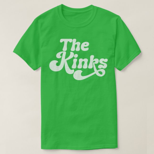 Kinor Retro Faded Stil T Shirt (Design framsida)