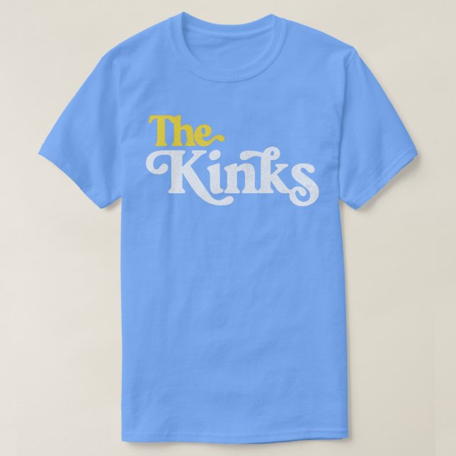 Kinor Retro Faded Stil T Shirt (Design framsida)