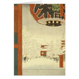 Kinryūzan tempel, Asakusa Hälsningskort
