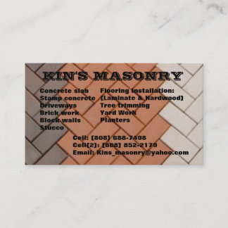 Kin's_masonry Visitkort