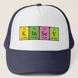 Kinsey Periodiska bord namn hat Truckerkeps