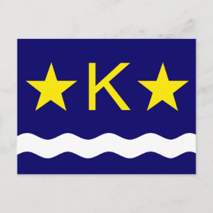 Kinshasas flagga, Kongo Postkort Vykort