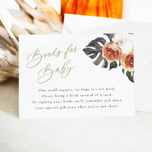 KINSLEY Boho Terracotta Bokar för Baby-kort Inbjudningar
