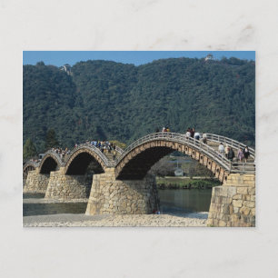 Kintai Bridge, Japan, 1700-talets sten och trä Vykort