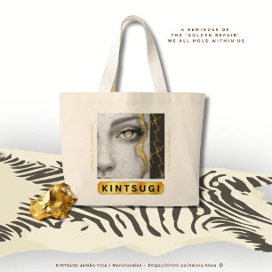KINTSUGI Jumbo Tote av Poet Adiela Akoo Tygkasse