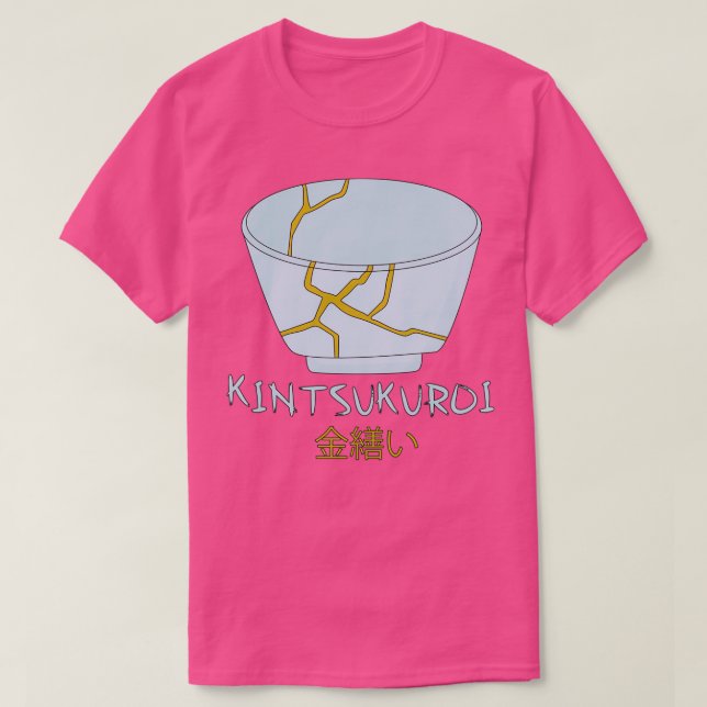 Kintsugi Kintsukuroi 3 T Shirt (Design framsida)