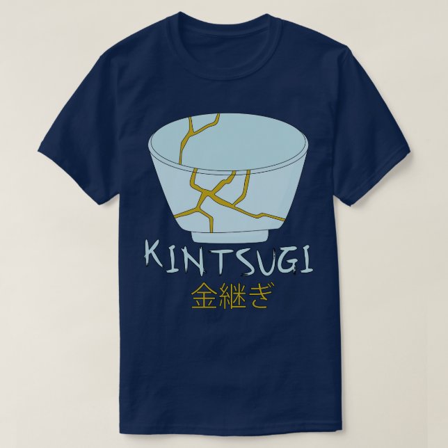 Kintsugi Kintsukuroi 8 T Shirt (Design framsida)