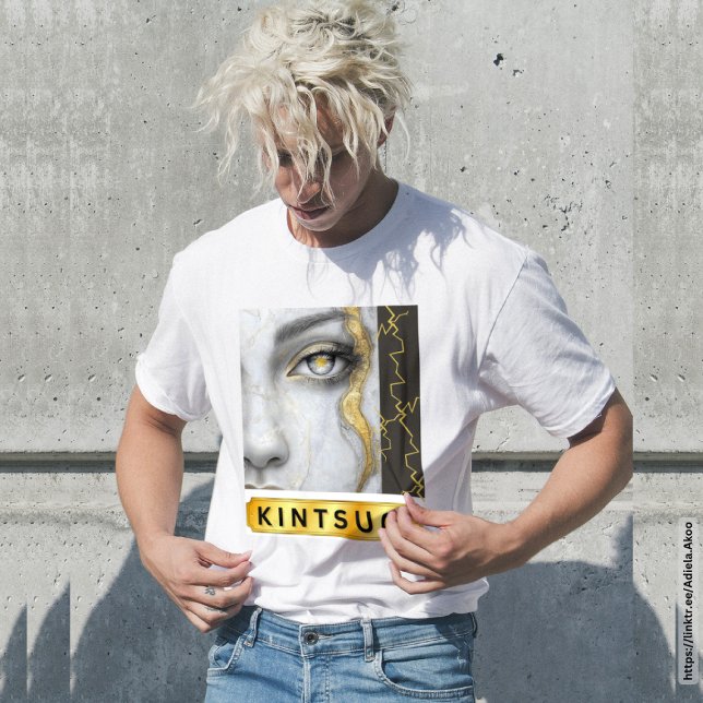 KINTSUGI Manar T-Shirt (KINTSUGI t-shirts By Poet Adiela Akoo - great gifts - 
reminding you that you are resilent)