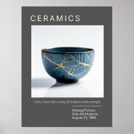 Kintsugi Pottery Poster Series | GRÅTT
