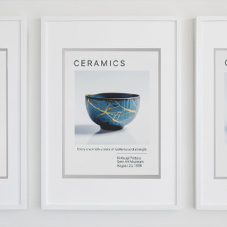 Kintsugi Pottery Poster Series | Vit