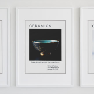 Kintsugi Pottery Poster Series | Vit