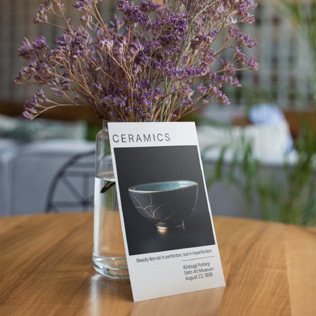 Kintsugi Pottery-vykort Vykort (Skapare uppladdad)