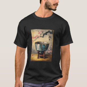 Kintsugi Reparerad Kruka Guld Japansk Kultur Keram T Shirt