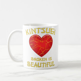 Kintsugi Trasig Är Vacker Japansk Guldreparation Kaffemugg