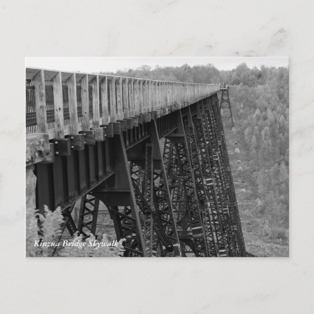 Kinzua Bridge Skygå Vykort (Framsida)