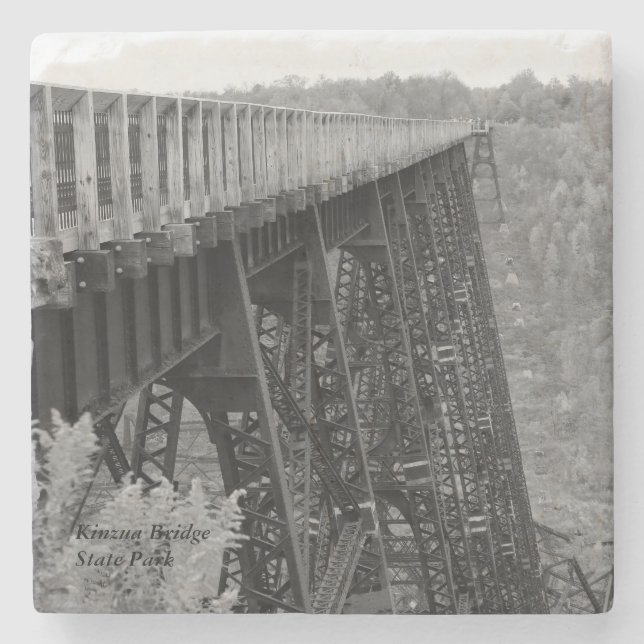 Kinzua Bridge Skypromenader Underlägg Sten (Framsidan)