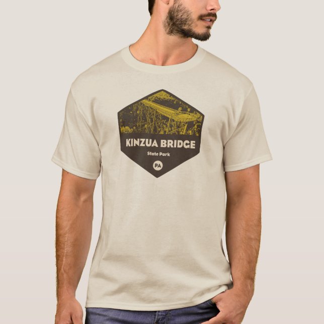 Kinzua Bridge State Park Pennsylvania T Shirt (Framsida)