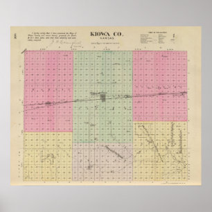 Kiowa County Kansas Poster
