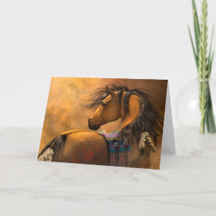 Kiowa guld Notecard Kort