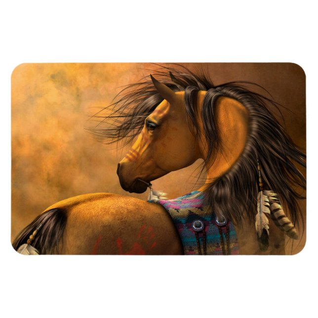 Kiowa Guld Premium Flexi Magnet (Horisontell)