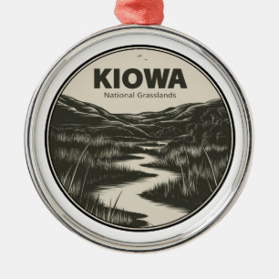Kiowa National Grasslands Stream Julgransprydnad Metall