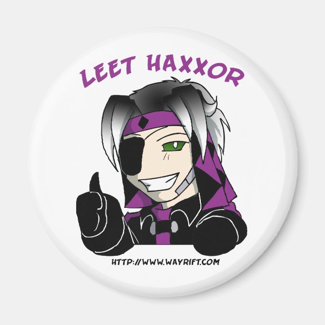 Kip "Leet Haxxor" Magnet (Framsidan)