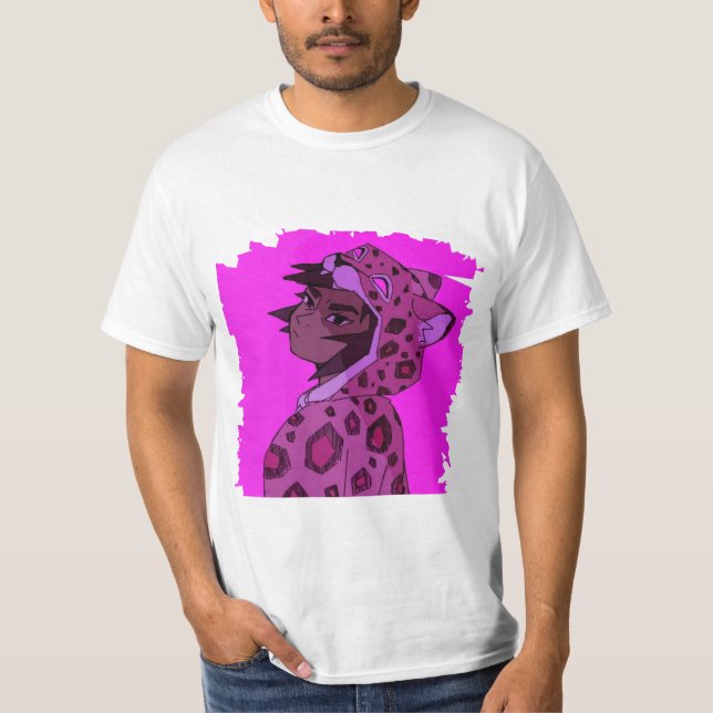 Kipo jaguar-konstretro t shirt (Framsida)