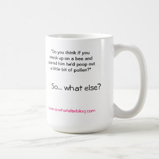 Kira i muggen för bilbiPollen Kaffemugg