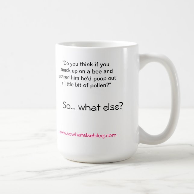 Kira i muggen för bilbiPollen Kaffemugg (Höger)