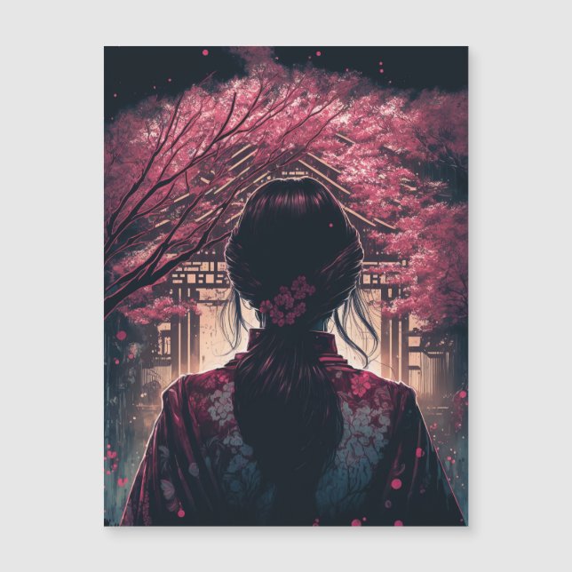 Kira Kirschblüten - Magnetkarte (Framsida)