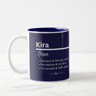 Kira Personlig Namn Kaffe Mugg
