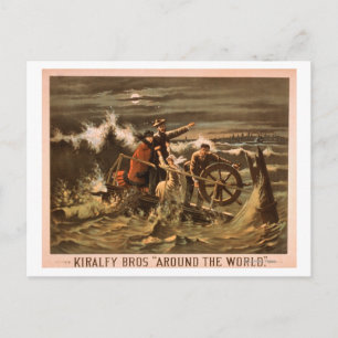 Kiralfy Bros "Värld runt" Theatrical Vykort