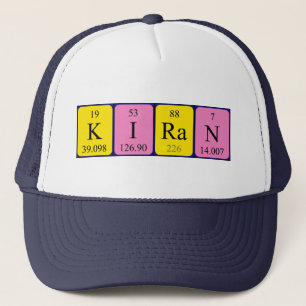 Kiran Perian bord namn hat Truckerkeps