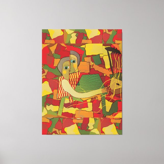 Kirar Melody in Fragments Canvastryck (Framsida)