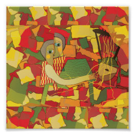 Kirar Melody in Fragments Fototryck