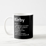KIRBY Definition Personlig Namn Funny Birthday Kaffemugg<br><div class="desc">KIRBY Definition Personlig Namn Funny Birthday Gift Idea</div>