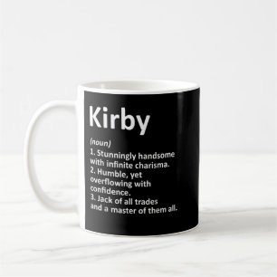 KIRBY Definition Personlig Namn Funny Birthday Kaffemugg