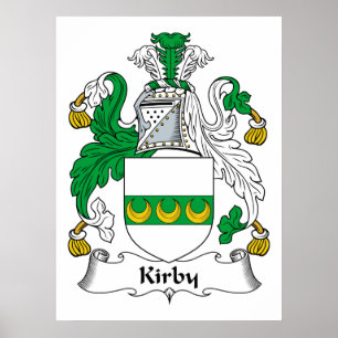 Kirby Family Crest Poster
