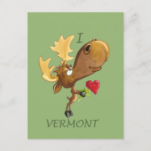 Kirby Hearts Vermont Postcard Vykort