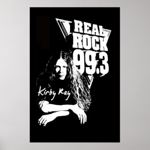 Kirby strålaffisch - verklig sten 99,3 poster