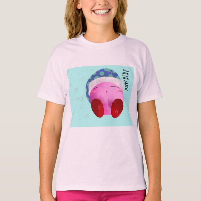 Kirbys Dream Slumber T Shirt (Framsida)